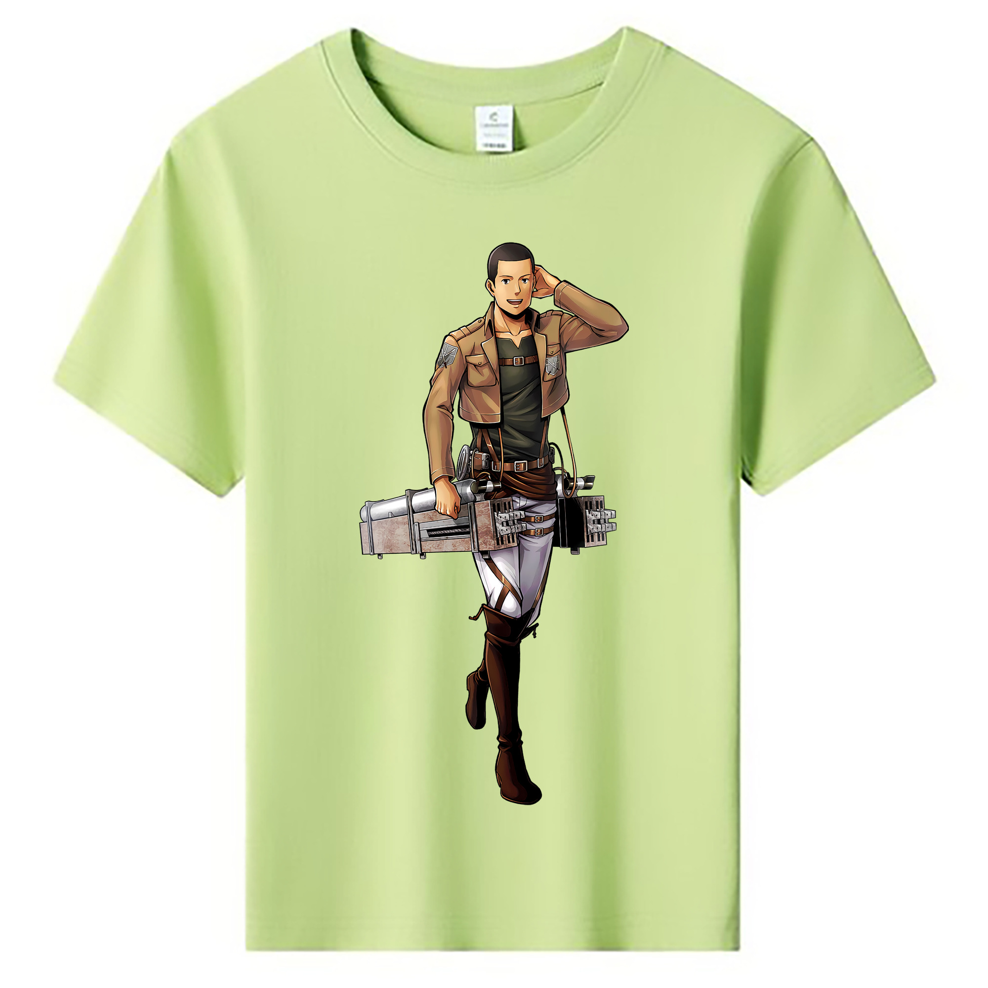 （画像用） 進撃の巨人 Attack on Titan 綿100％キッズTシャツ（フロントプリント）